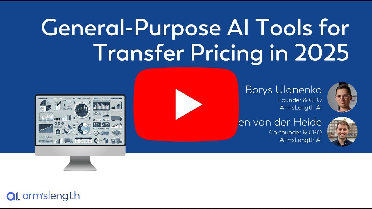 General-Purpose AI Tools for Transfer Pricing