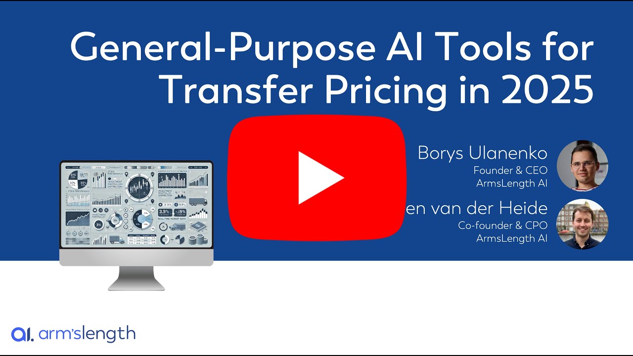 General-Purpose AI Tools for Transfer Pricing in 2025 | Webinar ...
